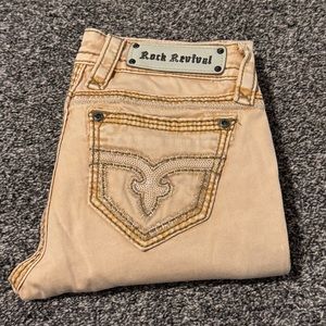 Super cute Mustard size 25 Blair Skinny Rock Revivals